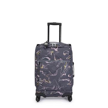 Walizki Kipling Darcey Small Printed Carry-On Rolling Niebieskie | PL 1471OK